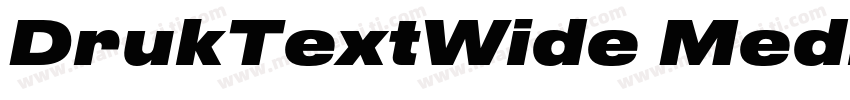 DrukTextWide Medium字体转换